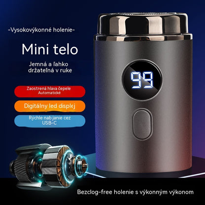 🔥 Špeciálna ponuka 🥇 Výkonný mini elektrický holiaci strojček pre mužov s digitálnym displejom