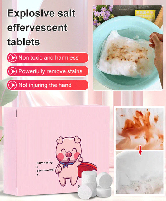 🍴🎁【Popust na novi proizvod】【3 kutije】Višenamjenske šumeće tablete za uklanjanje mrlja u kućanstvu