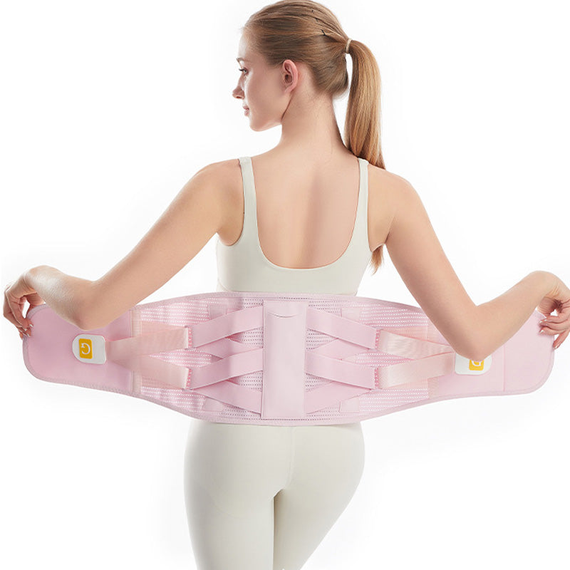 💪Nový prodyšný bederní pás｜Ocelová výztuha pro pevnou oporu｜Ulevuje od tlaku na páteř｜Zahřívá a tvaruje pas🔥