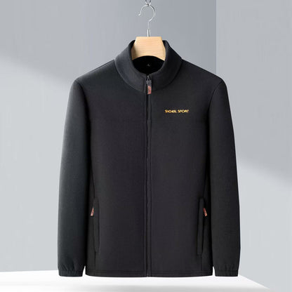 🧥🍂【Popularni proizvodi】🔥men jesensku i zimsku polarnu jaknu od runa, jaknu s visokim ovratnikom za mlade i sredovječne muškarce