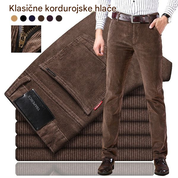 🏆 Najprodavaniji 🔥【50% popusta 】🔥Muške klasične korduro hlače – luksuzna udobnost i elegantan dizajn za savršen izgled svaki dan!