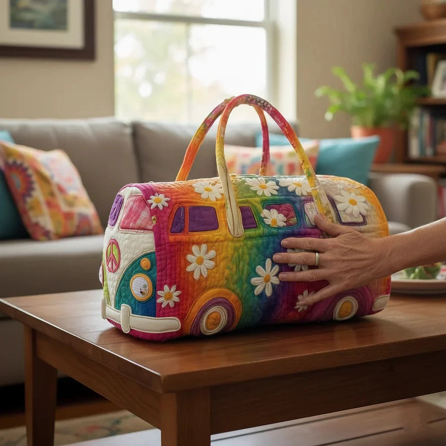 Cestovná taška Hippie Van s polstrovanou výstelkou
