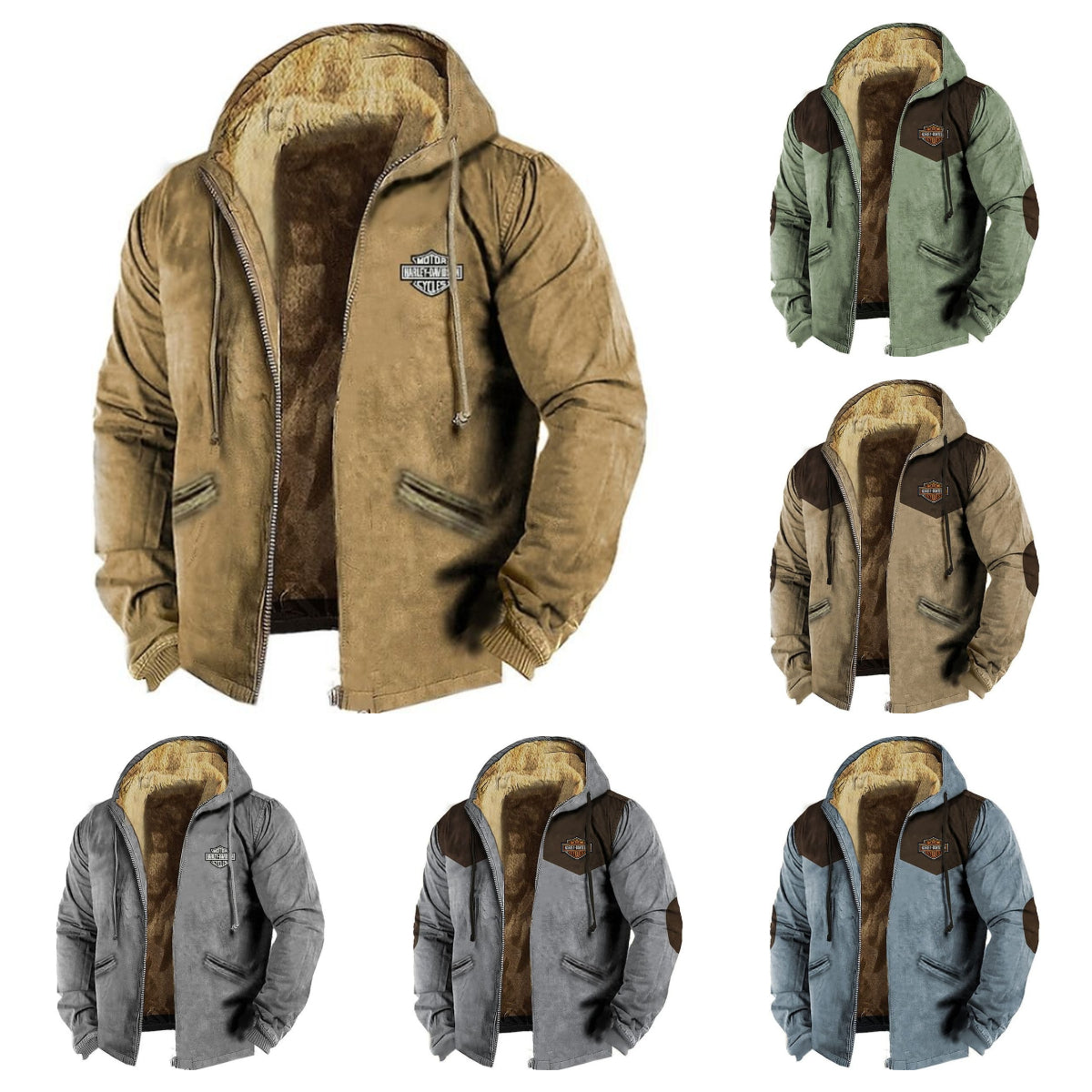 🔥💥【M-5XL】Férfi kapucnis pulóver 2025 – Őszi és téli divat, megerősített, meleg és kényelmes a hidegben