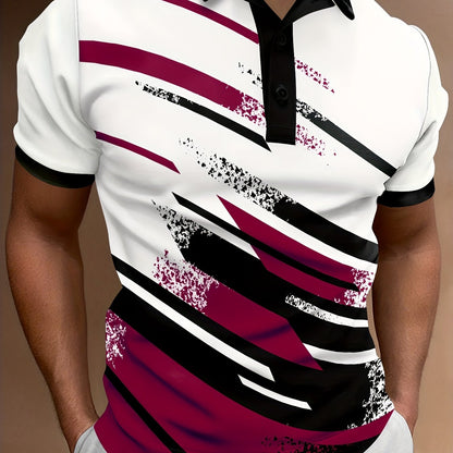 【👔 S-6XL】2025 nova modna muška POLO majica s dugmadima, udobna i prozračna majica s printom