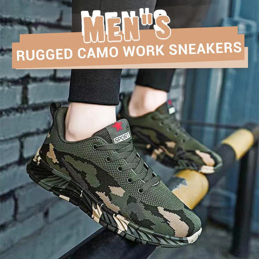 🔥Pantofi sport de camuflaj la modă pentru bărbați, pantofi casual pentru bărbați, antiderapanți, rezistenți la uzură, cu aderență puternică și respirabili