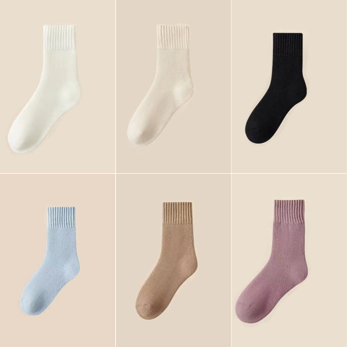🔥【6 gratis】🧦Debele i tople vunene čarape za zimu, super debele i tople, elastične, 35-42