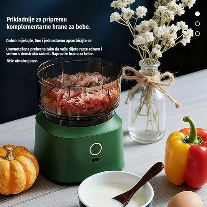 🔥 50% popusta! 🔥 🥩⚡ Električni mlin za meso velikog kapaciteta: Snažan, brz i jednostavan za korištenje | Idealan za kućne kuhinje i domaće obroke 🍔🌮