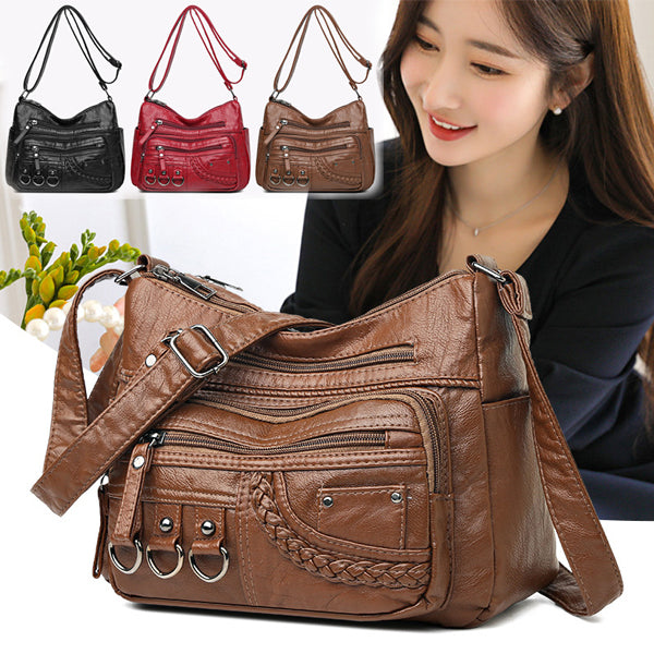 💥【50% popusta na ograničeno vrijeme】👜 2024. nova torba za rame / crossbody od mekane kože velike zapremine-3873614
