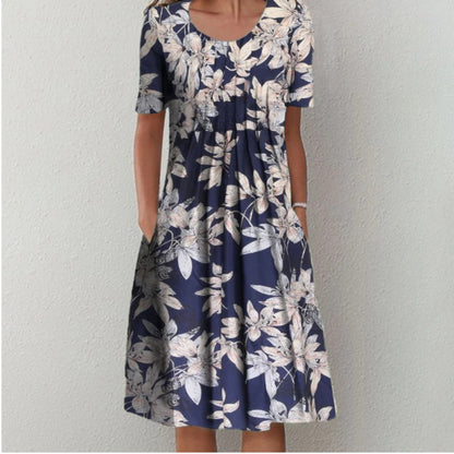 🌈👗【S-3XL】 Nova modna ženska haljina s cvjetnim motivima 3916542
