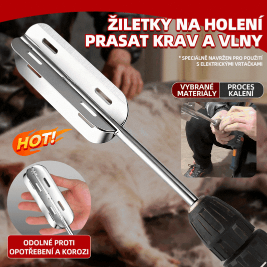 🐷🪒👨‍🌾Kupite 1, dobijte 1 gratis🔥Stroj za uklanjanje dlaka dizajniran za klanje, električni strugač za svinjske dlake, moćan alat za uklanjanje dlaka sa svinja.