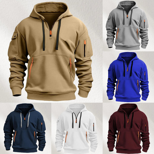 🔥💥【S-5XL】Stylová a Teplá Pánská Mikina s Kapucí - Komfort a moderní design pro každý teplý výlet! 