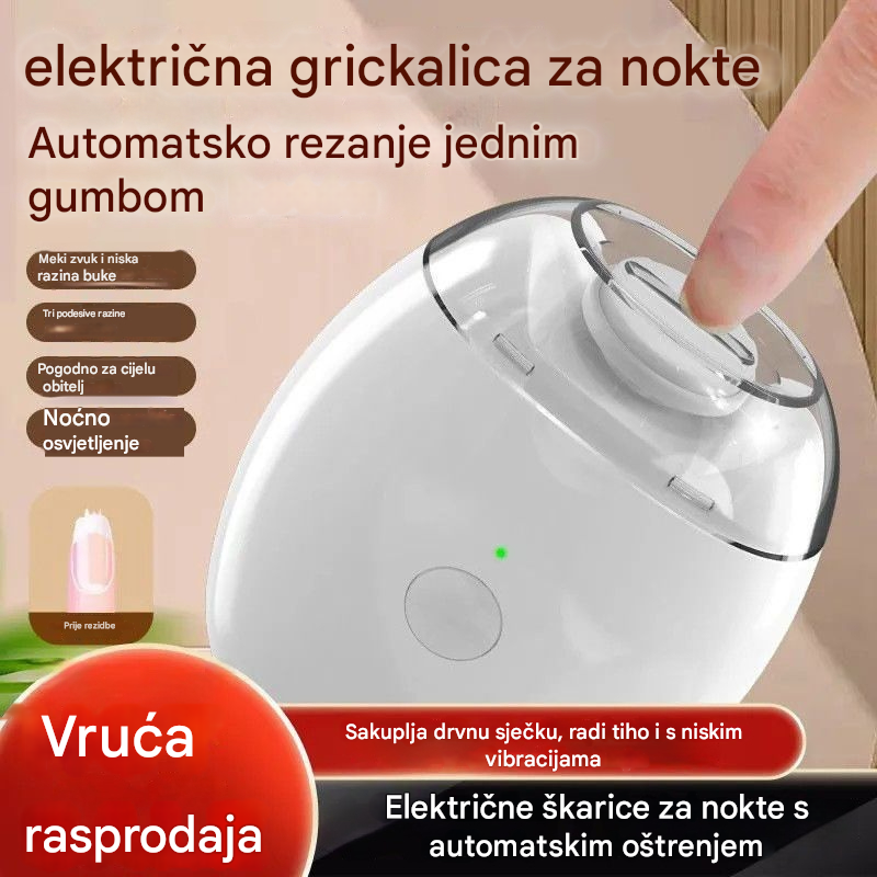 💅Kupite 1, dobijte 1 gratis! ✨ Električna 2-u-1 rezač i polir za nokte: Savršeni nokti poput iz salona kod kuće! ✨👶🔧