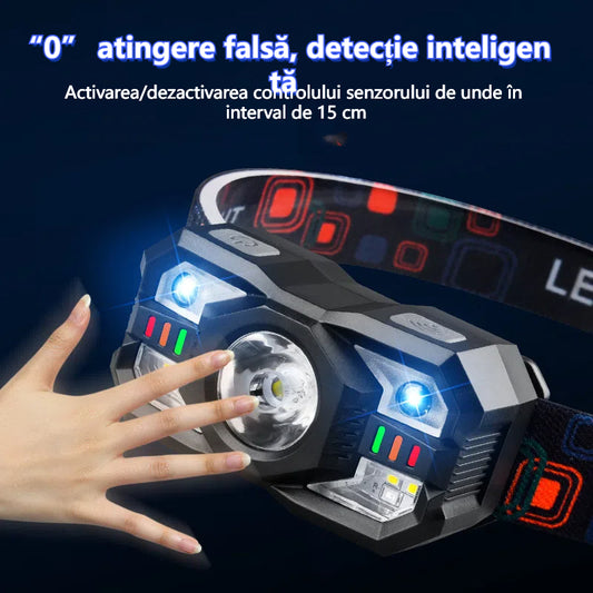 💡🌟🔥 Chytrá indukční lampa s dlouhou výdrží baterie Venkovní čelovka pro noční rybolov 3882422 