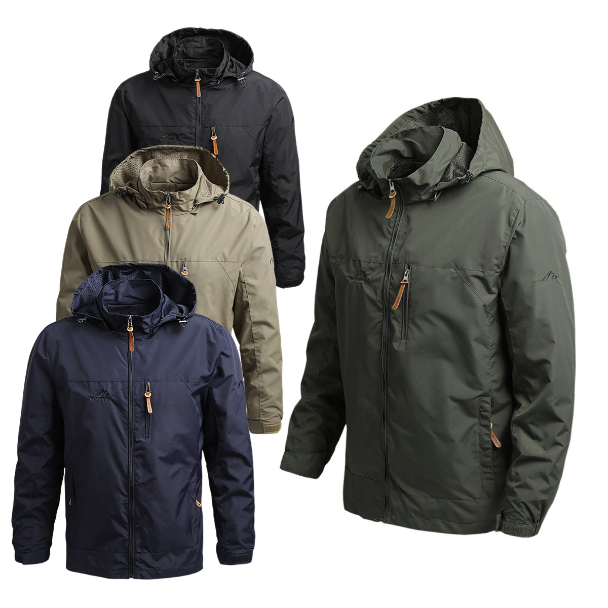 Jakna za prosti čas s kapuco, ohlapnim krojem in za prosti čas, za večje velikosti