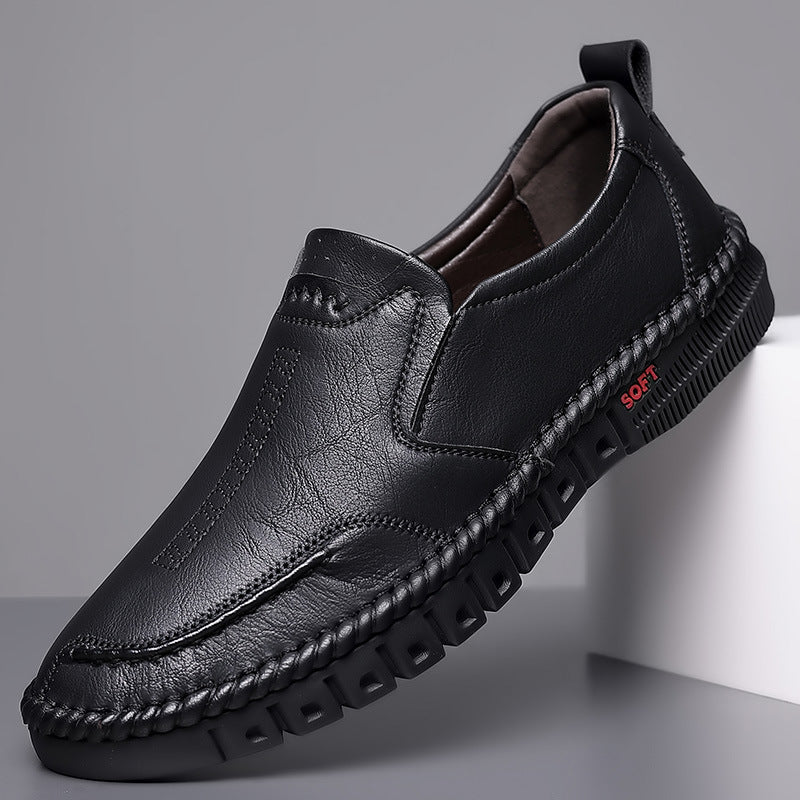 🔥👞【39-44】2025 nove muške ležerne kožne cipele mekani potplat-protiv klizanja-mekane i prozračne