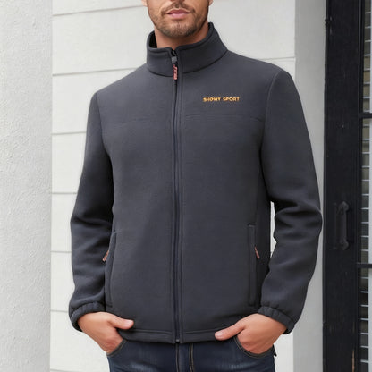 🧥🍂【Popularni proizvodi】🔥men jesensku i zimsku polarnu jaknu od runa, jaknu s visokim ovratnikom za mlade i sredovječne muškarce