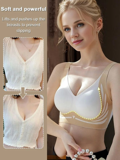 50% zľava po obmedzenú dobu😍【Balenie 2 kusov】Dámska jednodielna podprsenka bez kostíc ❤️【40-85 KG】
