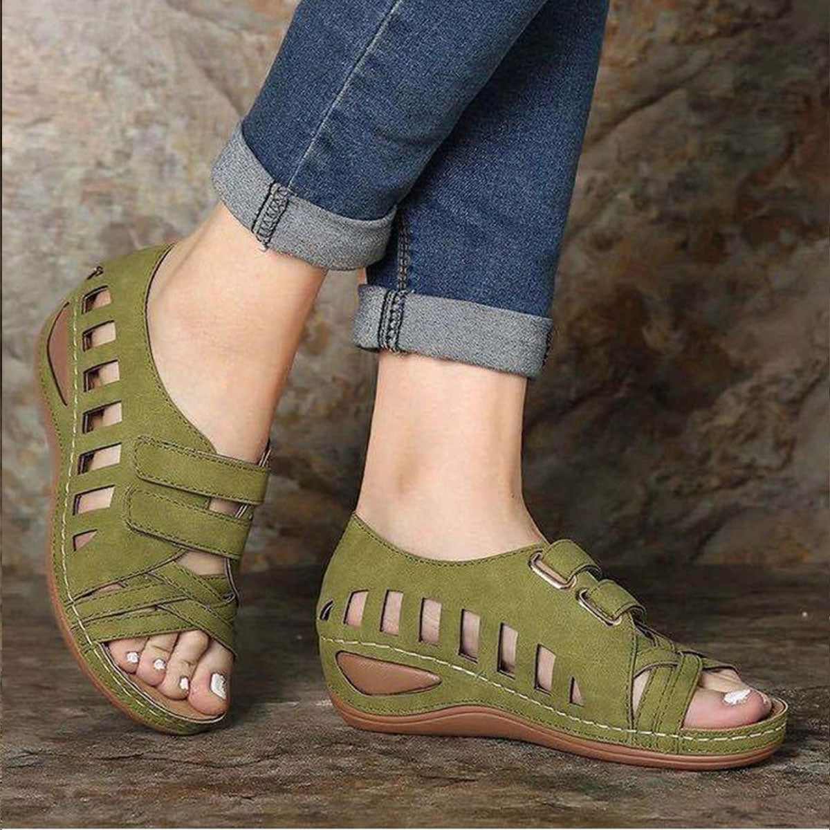 👡🔥 2025 nové módní dámské ležérní sandály, lehké a prodyšné 3916539 