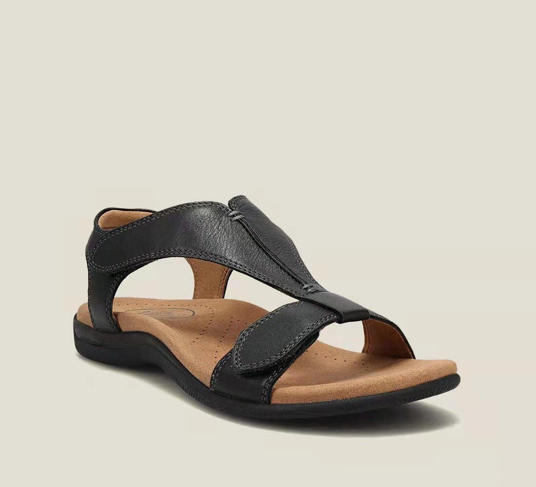 👡 Ženske sandale s platformom od mekane kože -