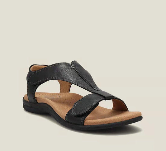 👡 Ženske sandale s platformom od mekane kože -