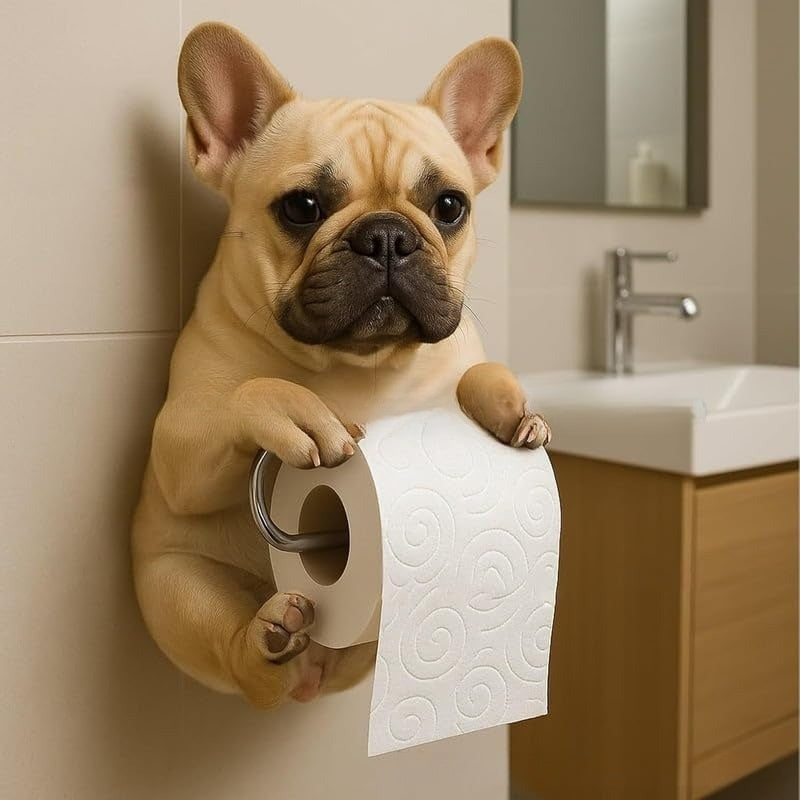 🐕🐕【Cumpără unul, primești unul gratuit】Suport hârtie igienică drăguț cu tematică de cățeluș