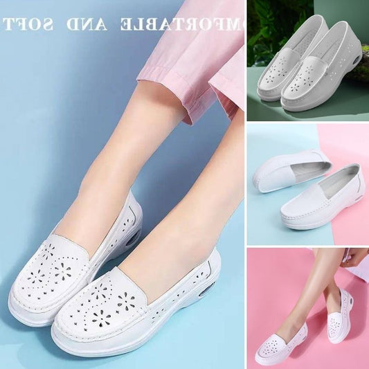 👟【35-40】2025 Modne damskie buty sportowe na płaskim obcasie z poduszką powietrzną, wygodne, w nowym stylu