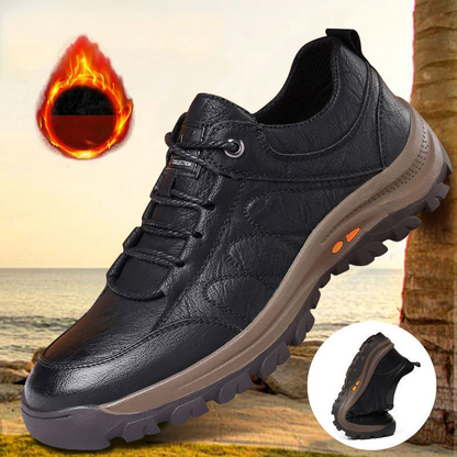 【39-48】 2025 otoño e invierno nuevos zapatos de cuero casuales de moda para hombres 🔥Oferta por tiempo limitado🔥