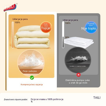 🧳【56*80 cm】【5-dielna sada】💨 Vákuové úložné vrecká s veľkou kapacitou, stlačiteľné: Nie je potrebné žiadne vzduchové čerpadlo, nepriepustné, ideálne na úsporu miesta v kufri a doma ✈️