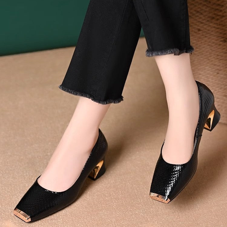 💖👡【35-42】Reducere 50%! Pantofi damă eleganți din piele texturată – Design modern, confort garantat! Confort & Stil la Super Preț!