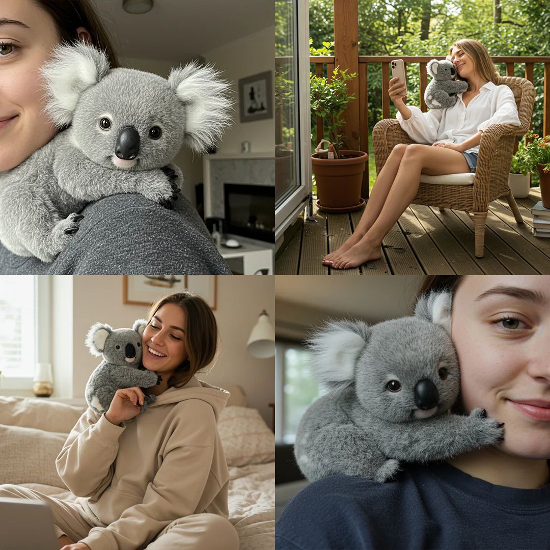 🎁🎄【Božićne ponude】🐨🐼 Božićne slatke plišane igračke – Koala, Panda i Polarna zvijezda – Mekane, ugodne i savršene kao pokloni za djecu i odrasle!