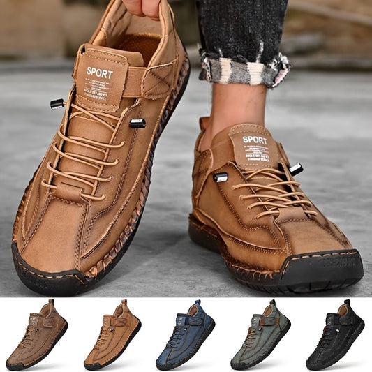 【30% POPUST】【38-48】Muška casual obuća za svakodnevnu upotrebu, rad, aktivnosti na otvorenom, šivane cipele-3897476