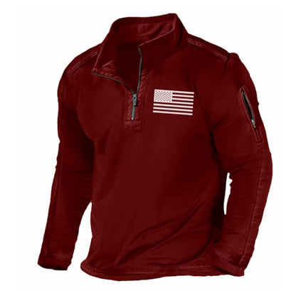 2024 Męska bluza polarowa z długim rękawem i kapturem-3795813