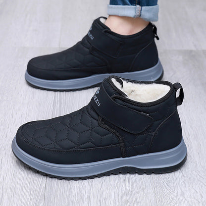 Nowe zimowe, męskie, ocieplane buty śniegowe z niskim stanem【39-45】