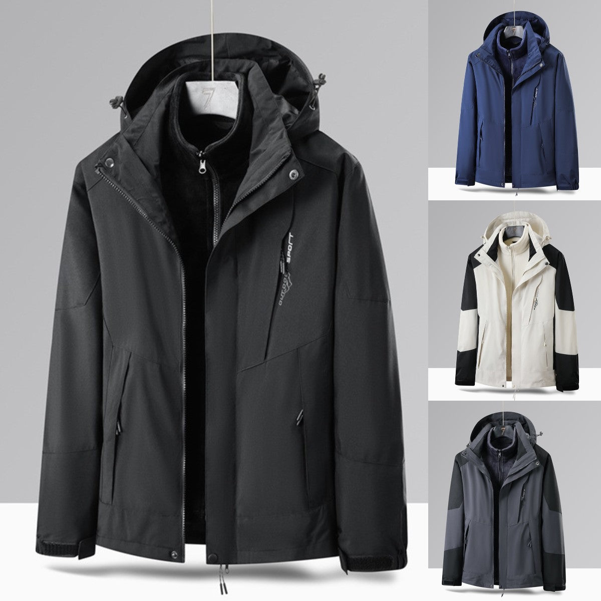 💥 Iskoristite 50% popusta!💥 【L-6XL】Univerzalna vanjska planinarska jakna – Vodootporna, otporna na vjetar, idealna za svaku avanturu, savršena za njega i nju!（Zimski must-have artikli）