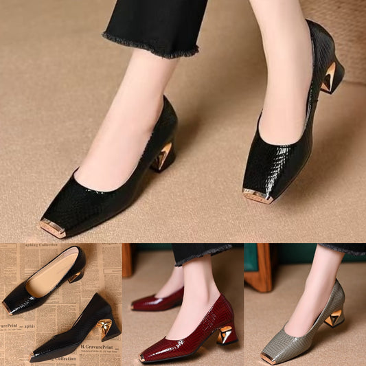 💖👡【35-42】Reducere 50%! Pantofi damă eleganți din piele texturată – Design modern, confort garantat! Confort & Stil la Super Preț!