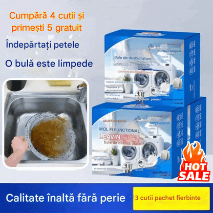 🔥【Cumpără 4 cutii și primești 5 gratuit】✨【Curățare rapidă】💦 Tablete efervescente multifuncționale pentru curățenia casei