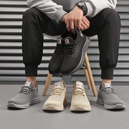 【ZĽAVA 50%】👟【39-44】Pánska ležérna obuv, pohodlná, priedušná, sieťovaná, protišmyková a módna