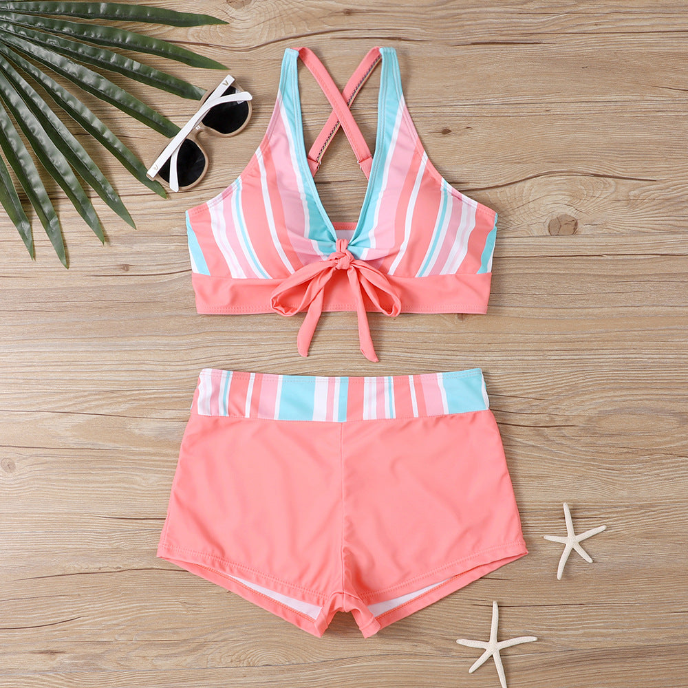 🏊‍👙【Kupite 1, dobijte 1】🌴 Ljetni novi elegantni kupaći kostim velike veličine s printom, brzosušeći dvodijelni kupaći kostim