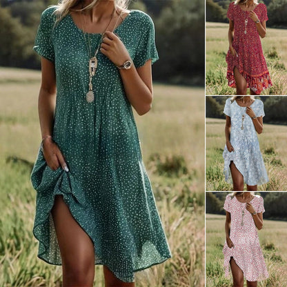 【S-3XL】👗Rochie cu decolteu rotund nouă 2025 