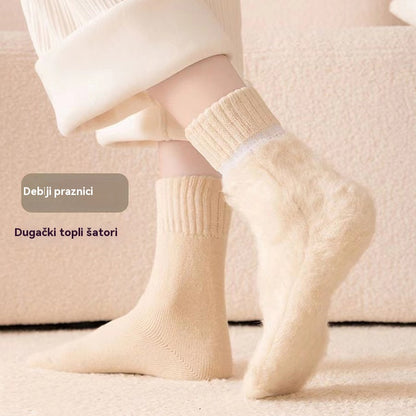 🔥【6 gratis】🧦Debele i tople vunene čarape za zimu, super debele i tople, elastične, 35-42