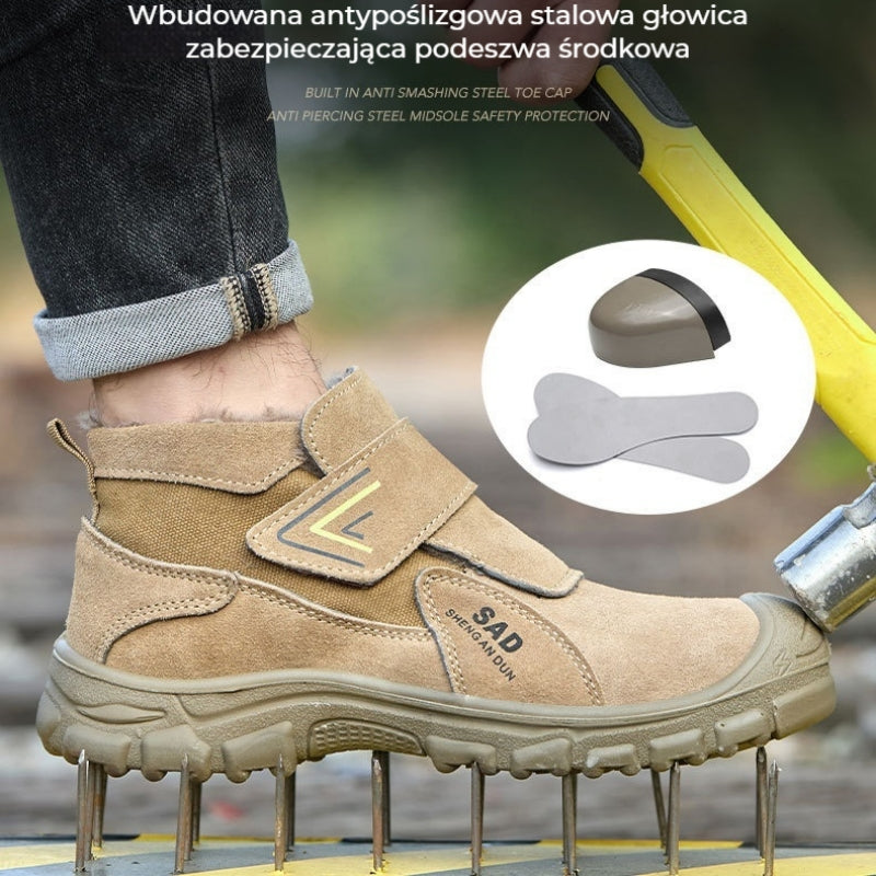 🔥🔥【Zimowe zniżki 50%】👞【39-45】Męskie zimowe buty robocze – ciepłe, wygodne i antypoślizgowe, idealne na trudne warunki