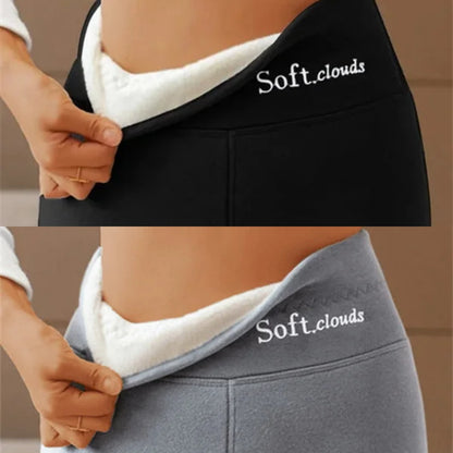 🔥[S-5XL] 2025 Kaszmirowe legginsy termiczne z wysokim stanem na jesień i zimę, można nosić na zewnątrz