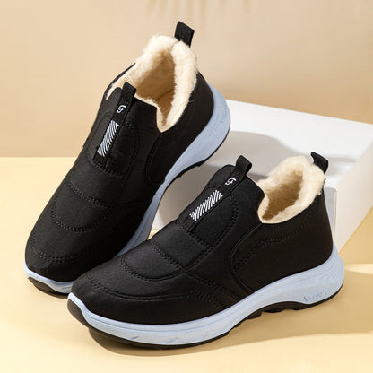 😀🎉🔥Baršunaste i zadebljane🔥【35-41】Zimske ženske čizme s podstavom od pamuka – vodootporne, udobne i protuklizne