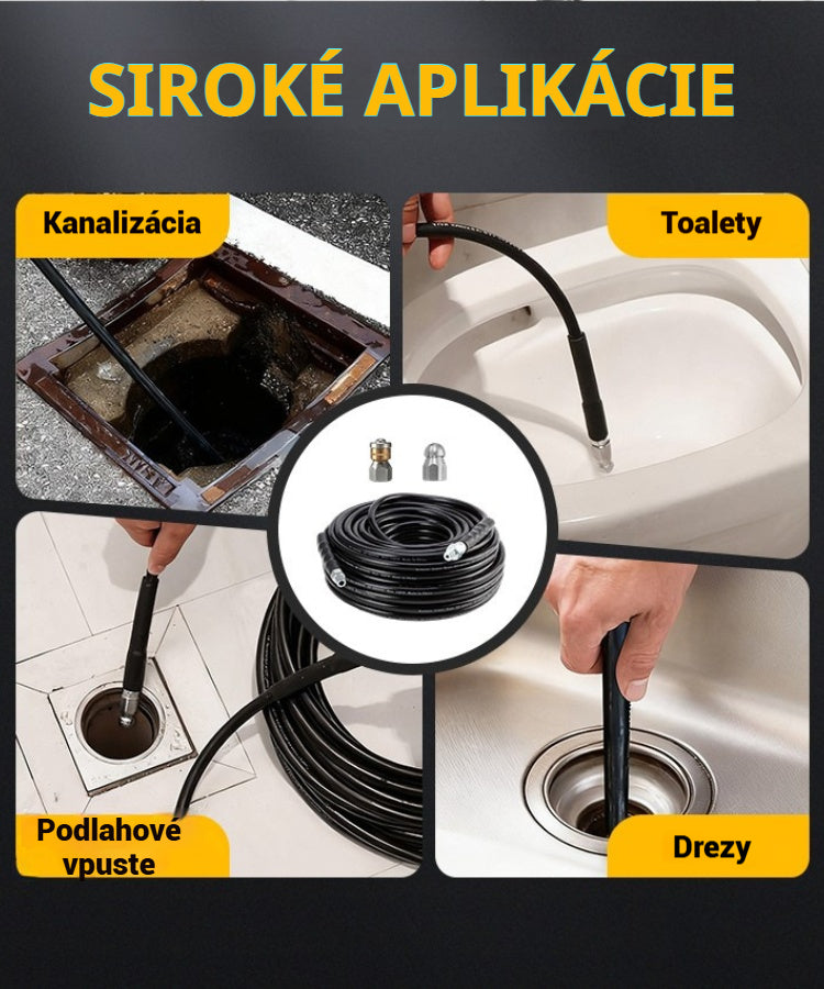 🔗Herramienta de limpieza de basura para conectar a un lavadero de autos 🚰Limpiador de basura para baño/cocina 🧹Chorro de agua a alta presión para liberación rápida, resistente a alta presión y a prueba de fugas 💧Imprescindible en cualquier hogar