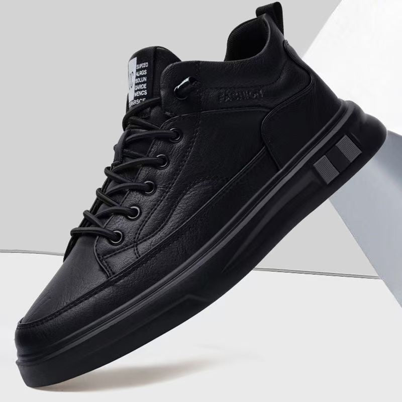 😎👍【39-44】Nuevos zapatos casuales de algodón y terciopelo impermeables para hombre para otoño e invierno 2025.