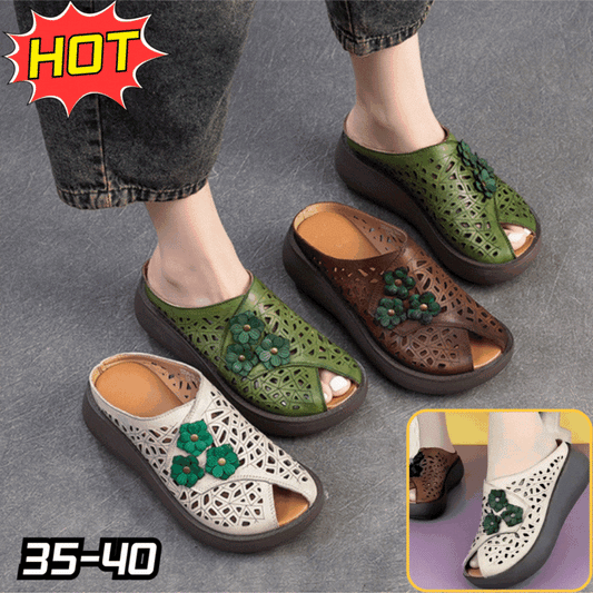 👡【35-40】Nowe sandały retro na grubej podeszwie