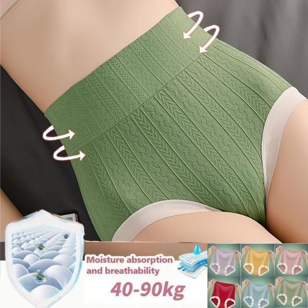 💥【Compre 6 y obtenga 6 gratis】Bragas adelgazantes de cintura alta para mujer, pohodlné, prodyšné a antibakteriální