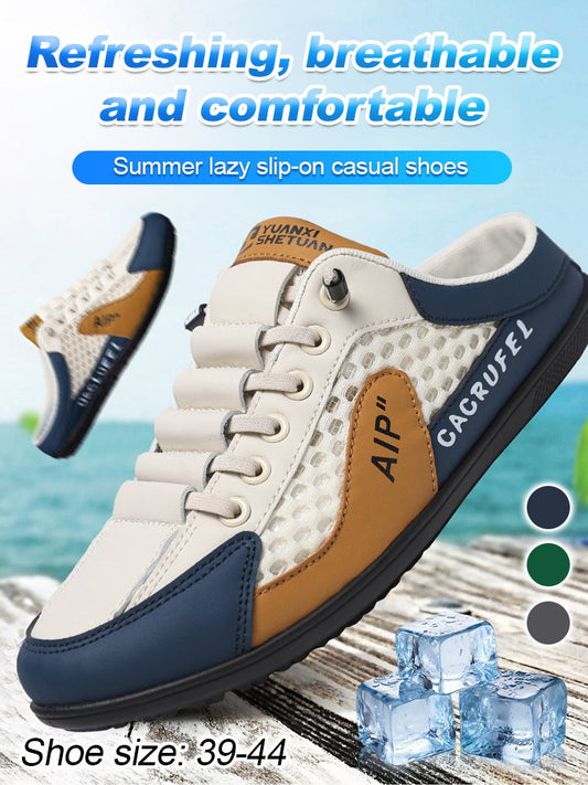 👞🔥【39-44】Nowe męskie sportowe wsuwane i codzienne kapcie --3880832