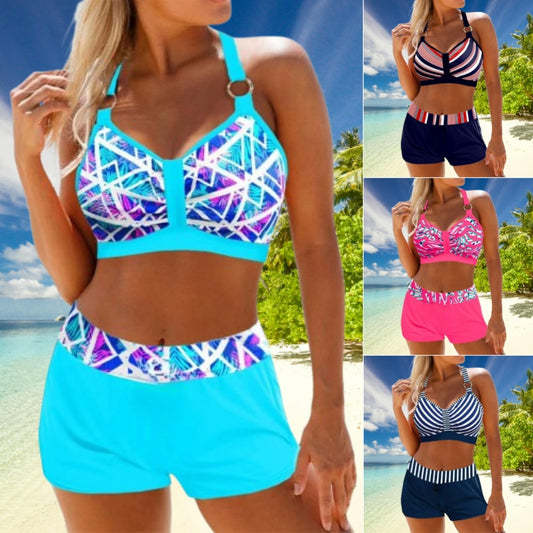 🏖️👙【50% popusta】🌴【S-5XL】Komplet kupaćih kostima s printom za odmor na plaži 2026 - Prozračni i brzosušeći, ugodni za kožu, moderan dizajn