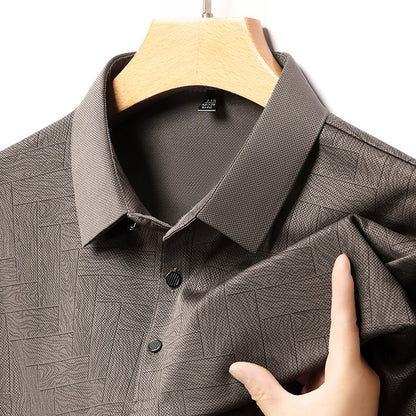 🔥【tovární sleva 45%】【M-4XL】 Pánská pruhovaná polokošile s krátkým rukávem